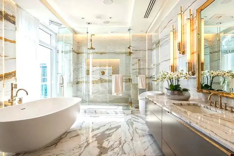 Luxury spa bathroom renovation Toronto